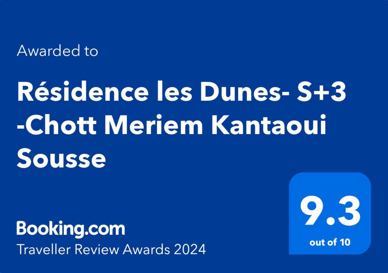 Evasion Familiale Pres De De La Mer S3 Chott Meriem Kantaoui Sousse 外观 照片